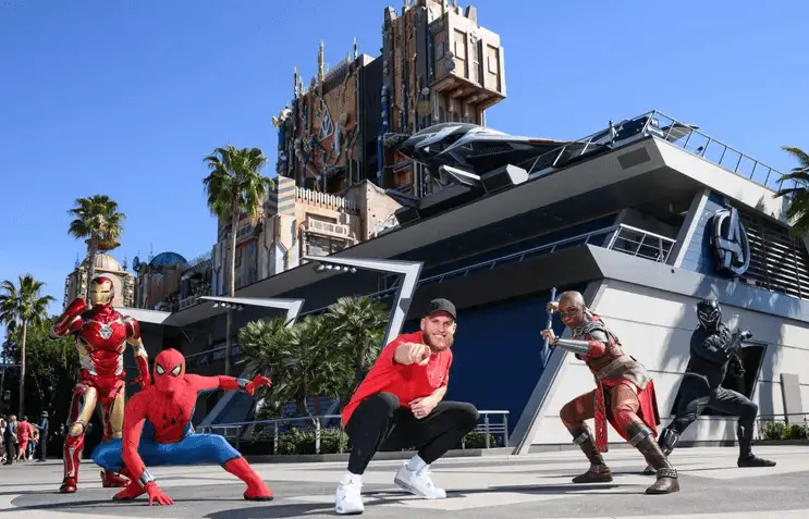 Cooper Kupp Celebrates Super Bowl LVI Win at Disney’s California Adventure