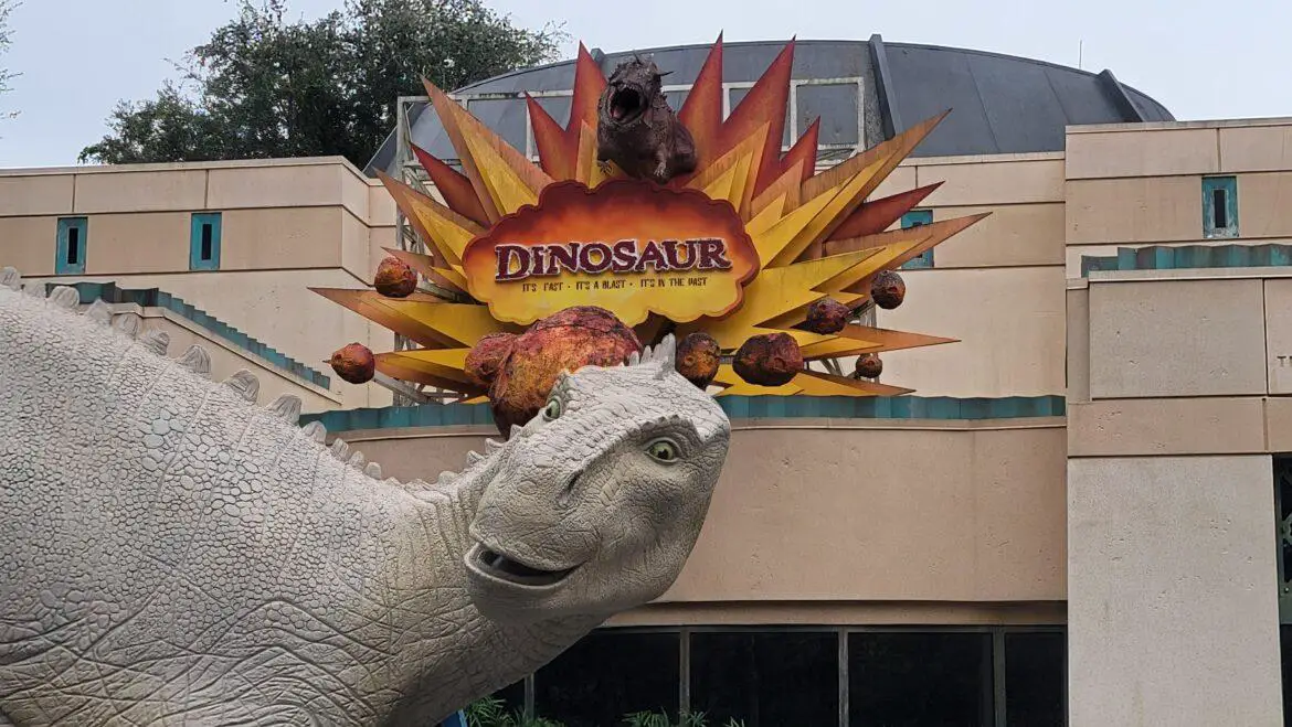 Disney begins refurbishment on the exterior of Dinosaur in the Animal Kingdom