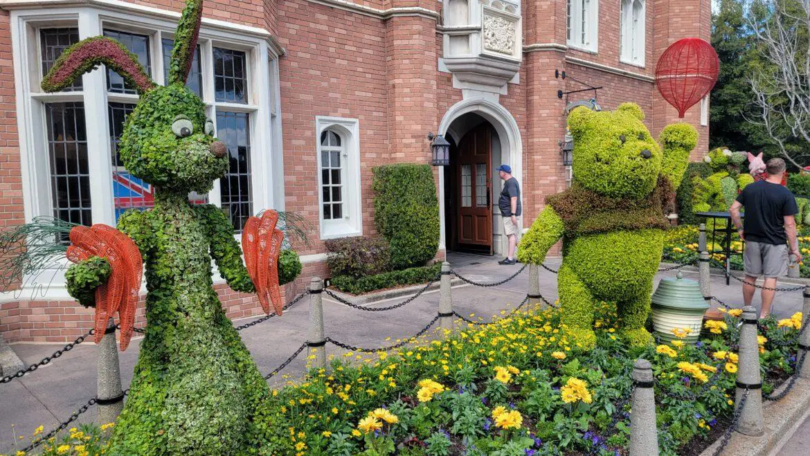 First look at the Topiaries for the Epcot Flower & Garden Festival