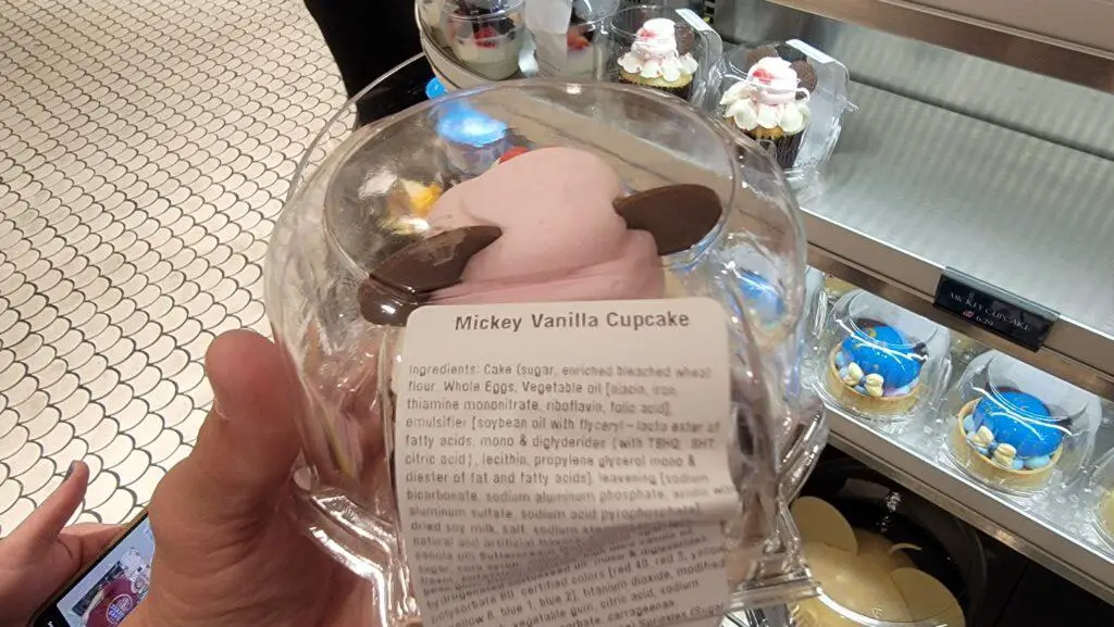 Mickey Vanilla Cupcake
