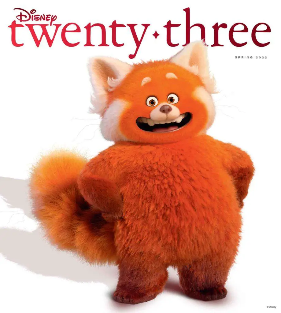 New issue of "Disney twenty-three" highlights Pixar's Turning Red