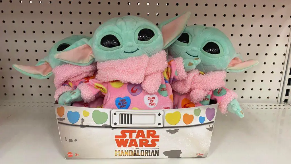 Valentine's Day Baby Yoda Plush