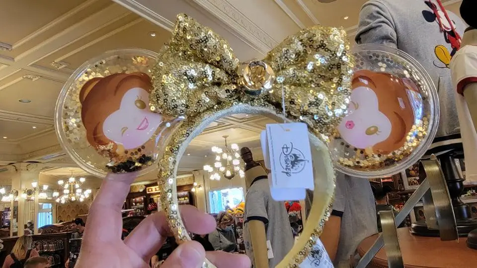 Add A Touch Of Sparkle With The Glamorous New Belle Minnie Ears