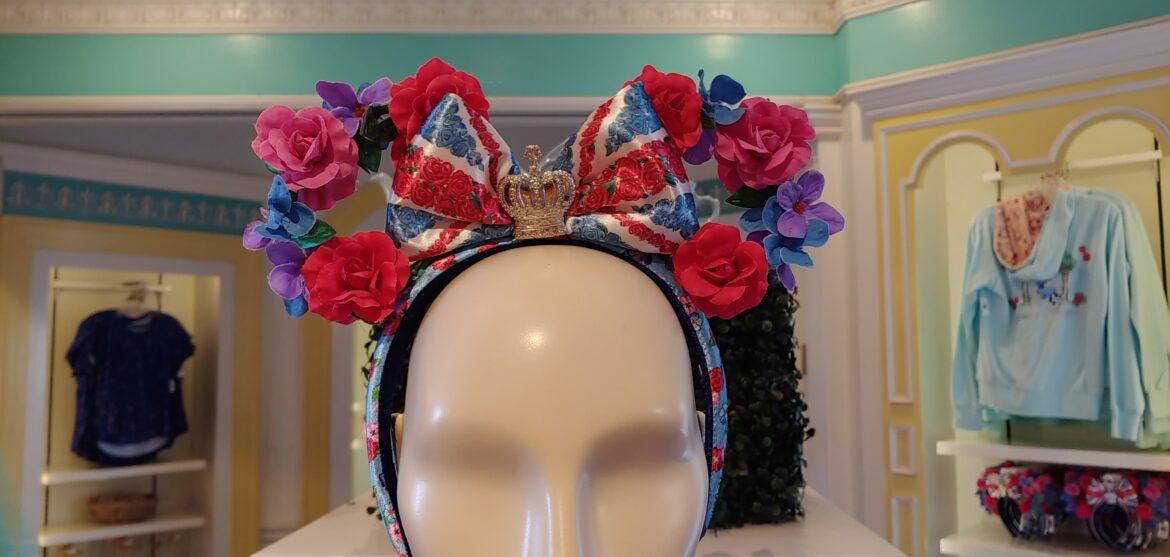 New Floral United Kingdom Minnie Ears Are Fit For Royalty!