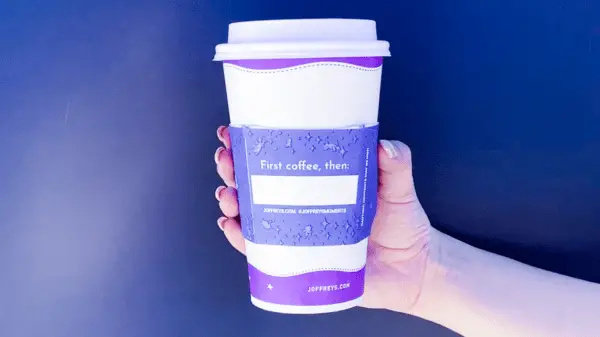 New Joffrey’s Coffee Walt Disney World 50th Anniversary sleeves