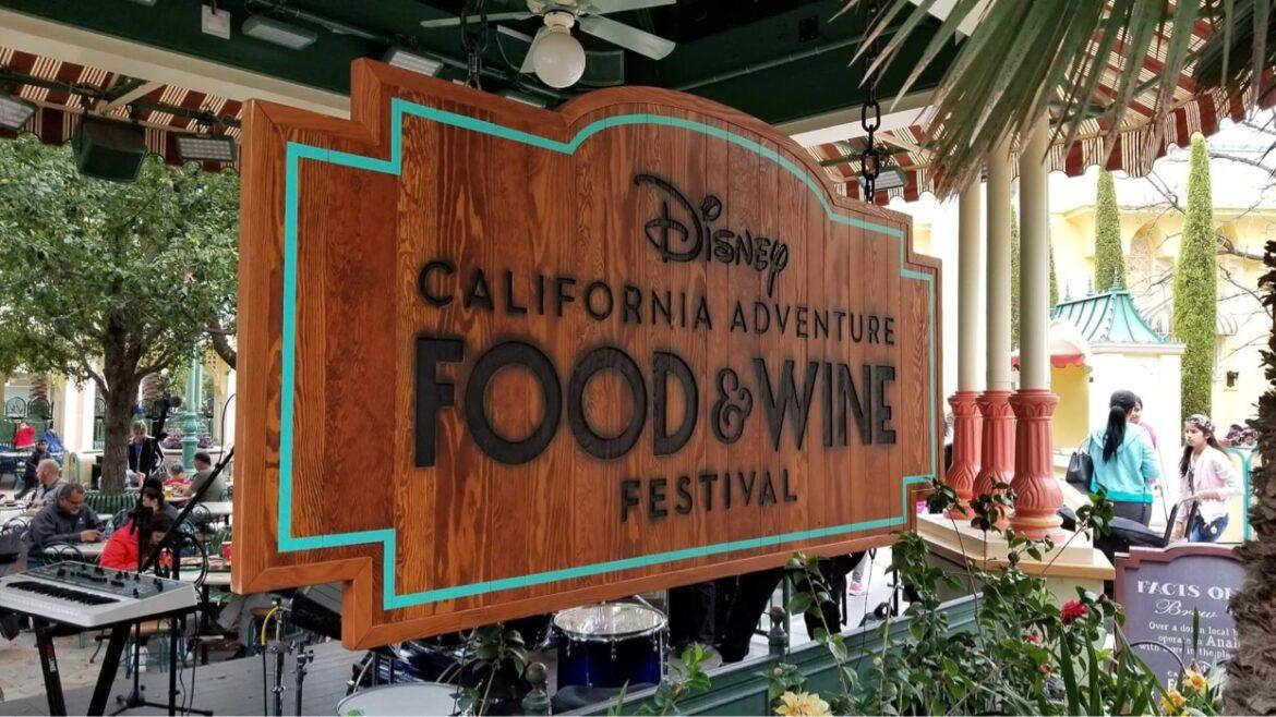 2022 Food & Wine Festival Marketplaces announced for California Adventure