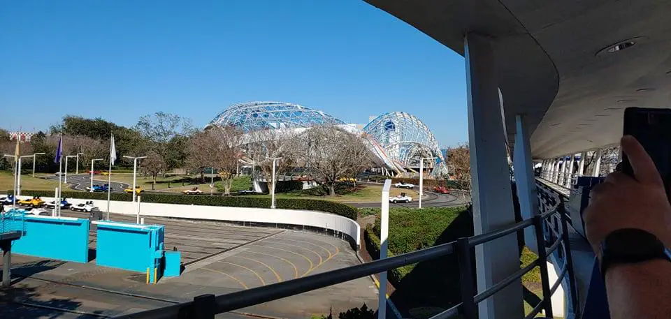 Tron Lightcycle Run Construction update for February 2022