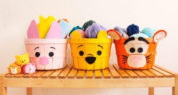 Adorable Winnie The Pooh Storage Baskets DIY To Organize Any Place!