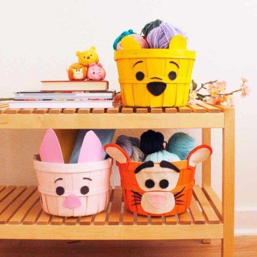 Winnie the Pooh Storage baskets