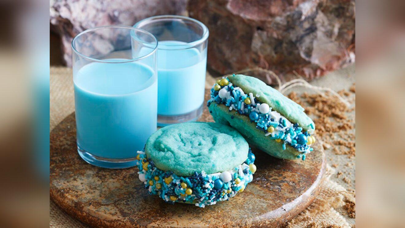 Delicious Bantha Blue Butter Sandwich Cookies Recipe From Star Wars