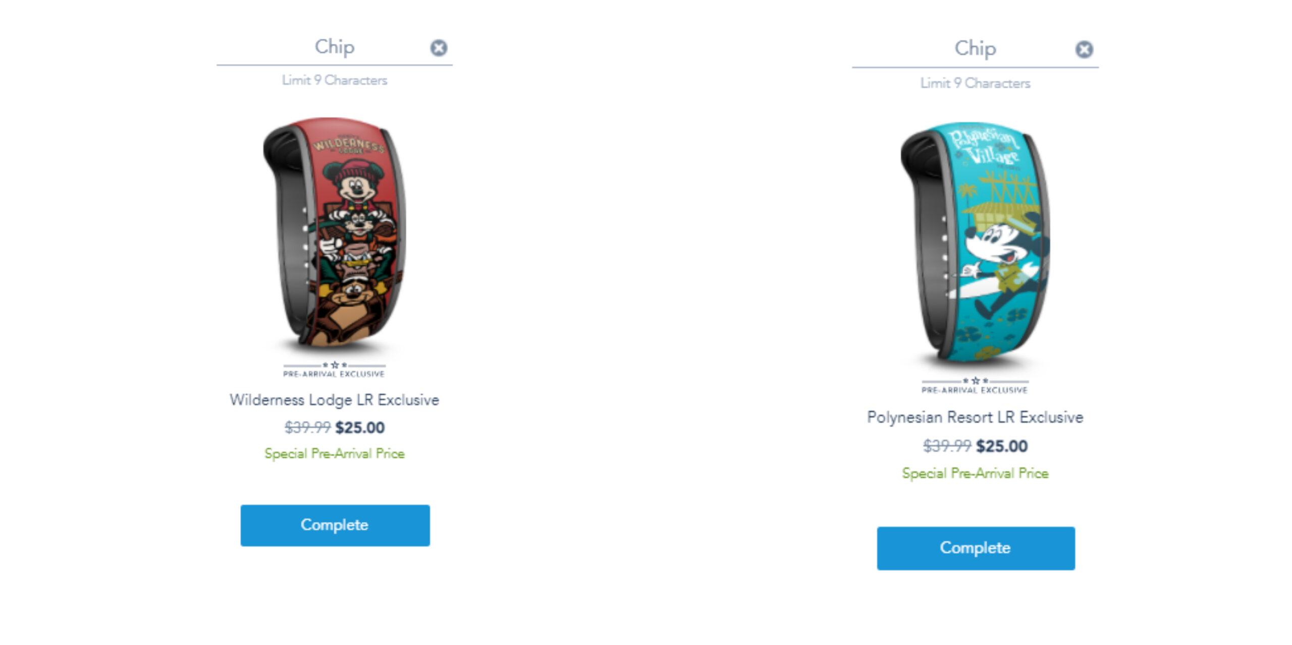 New MagicBand upgrade options are now available