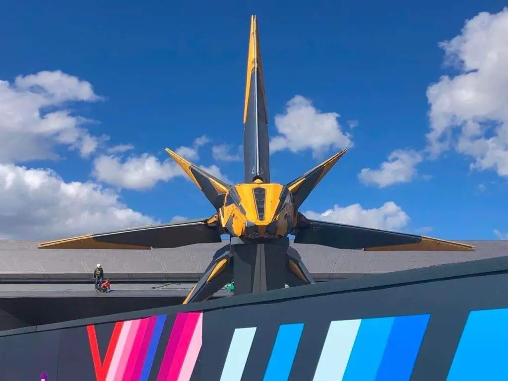 Construction continues to make progress at Guardians of the Galaxy: Cosmic Rewind