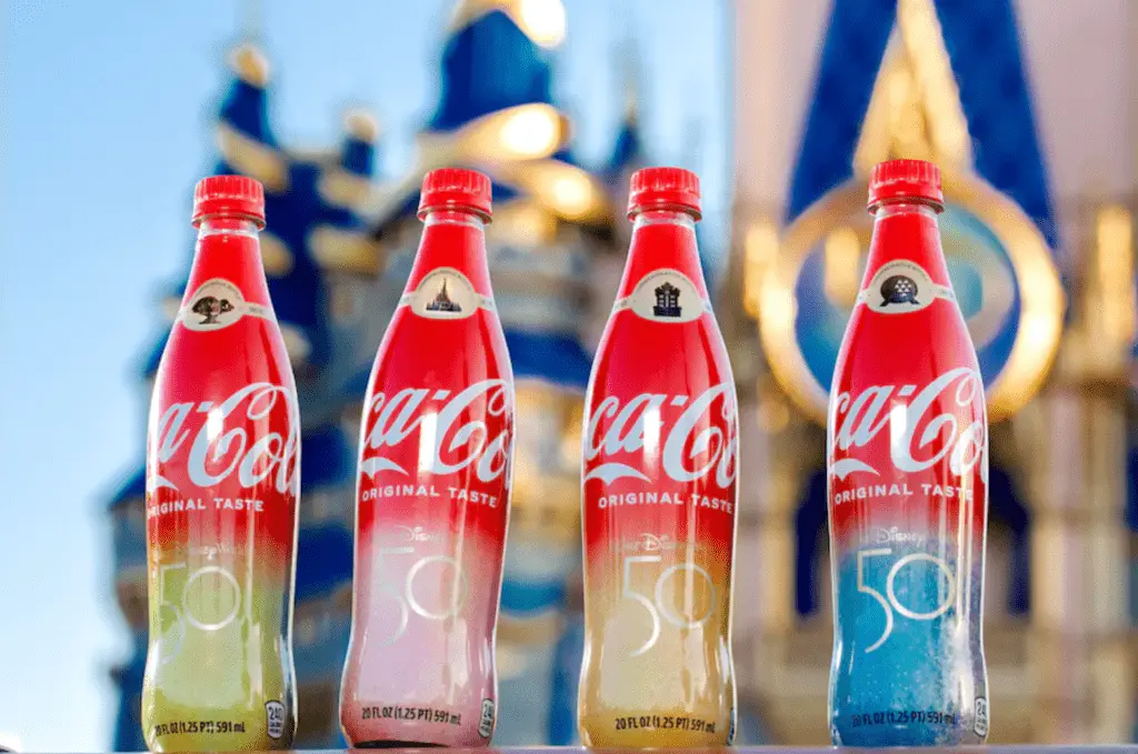 First look at NEW Coca-Cola Bottles for the 50th Anniversary of Walt Disney World