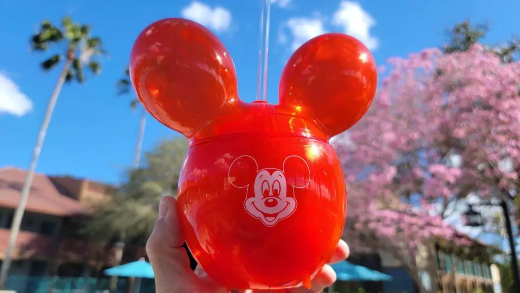 Mickey Red Balloon Sipper