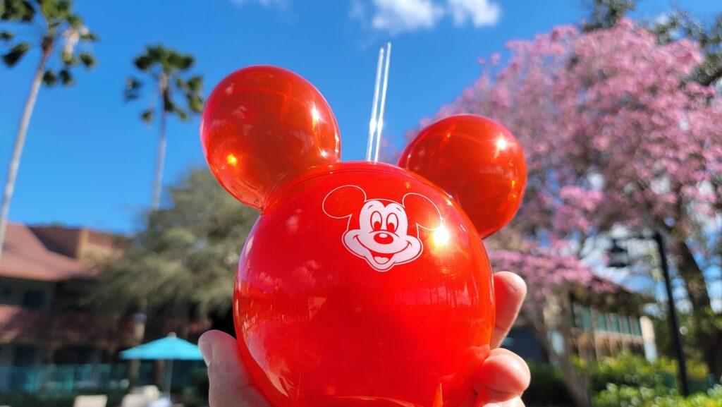 Mickey Red Balloon Sipper