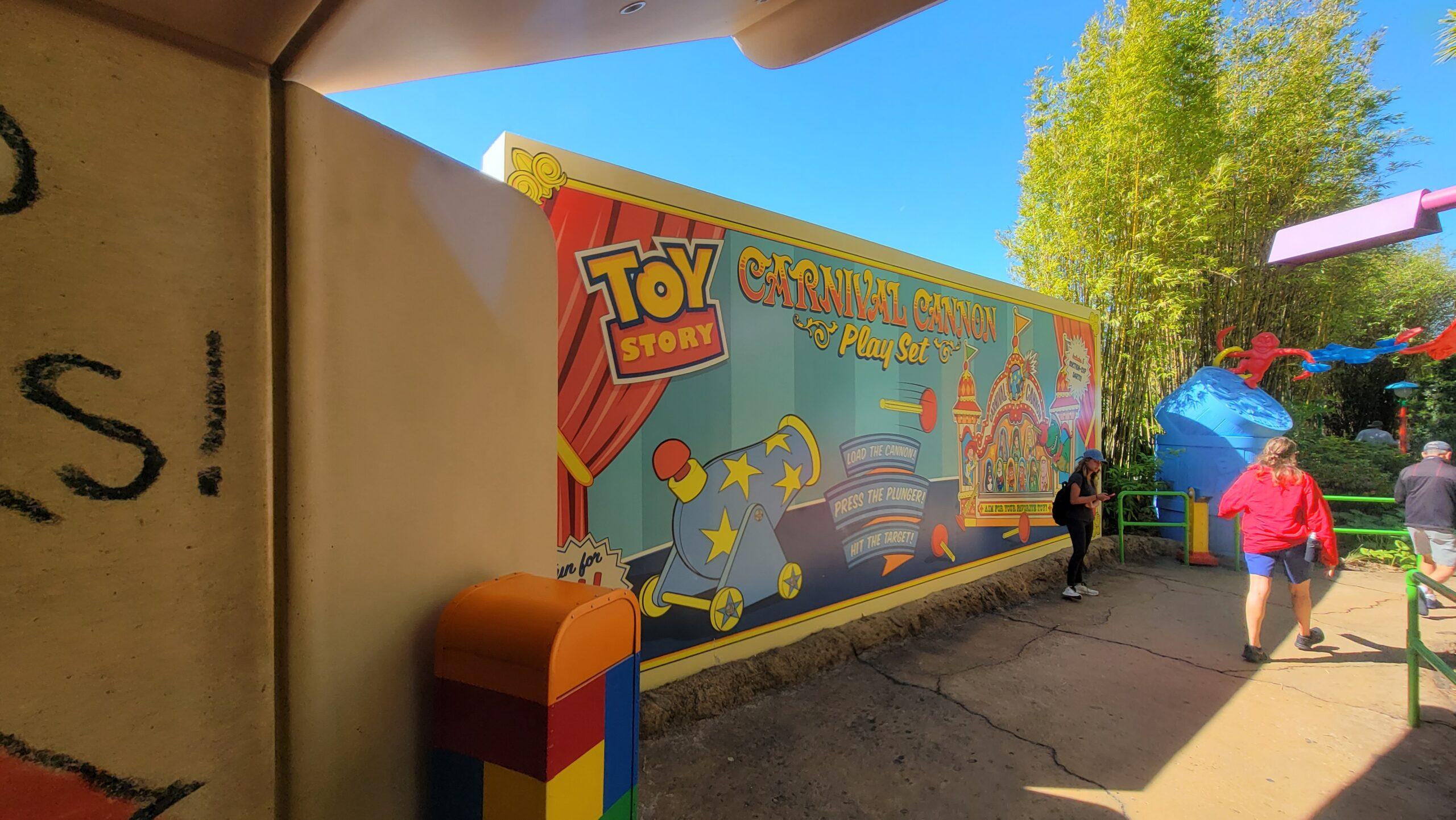 Construction Walls are down at Toy Story Midway Mania