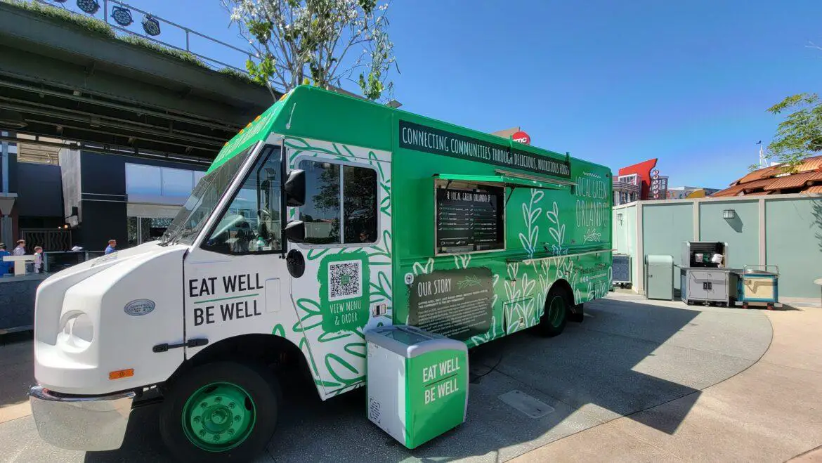New Local Green Food Truck at Disney Springs