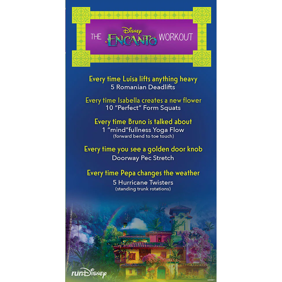 Try the RunDisney Encanto Workout 