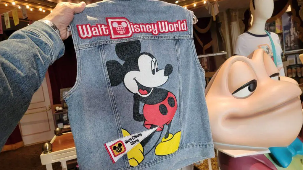 Disney World 50th Anniversary Denim Vest