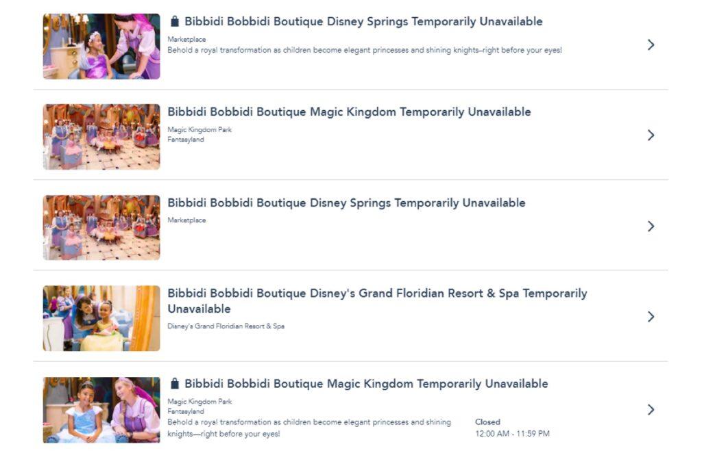 Bibbidi Bobbidi Boutique possibly reopening soon