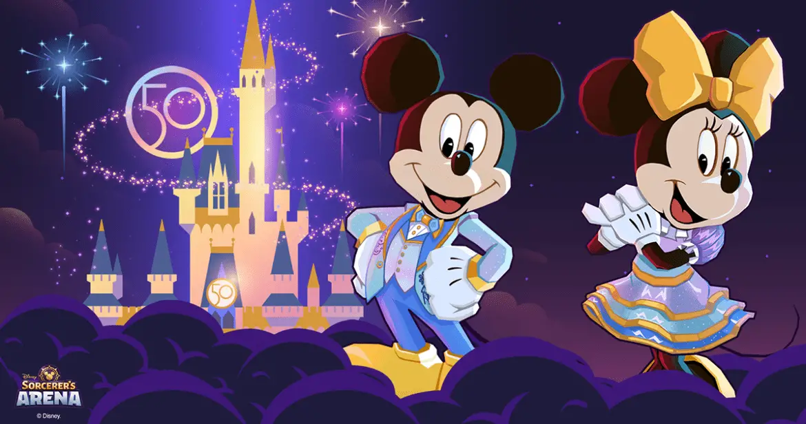 Celebrate Walt Disney World’s 50th Anniversary in Disney Sorcerer’s Arena Mobile Game