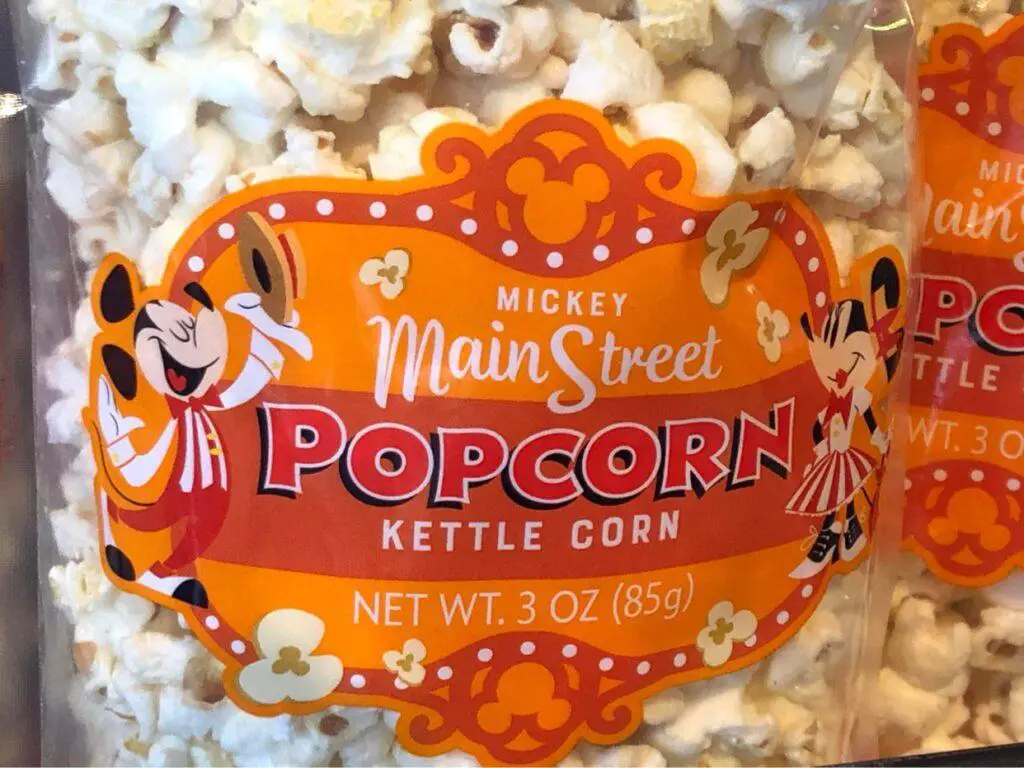 New Pre-Packaged Popcorn Options at Disney World