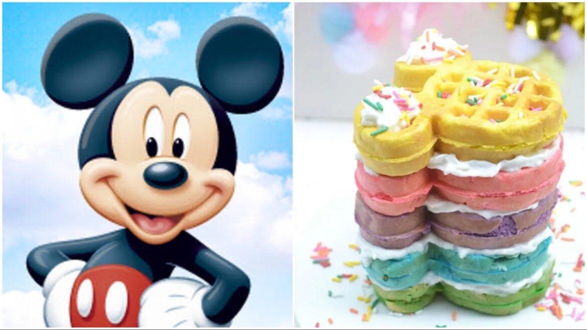 This Colorful Mickey Waffle Cake Is Ear-Resistible!