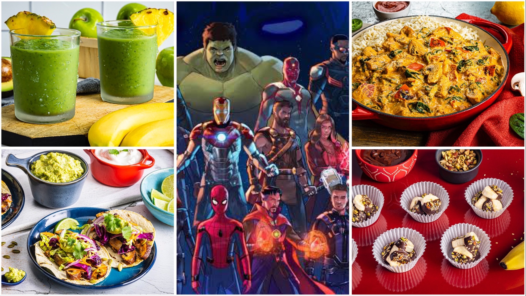 Marvel inspired recipes