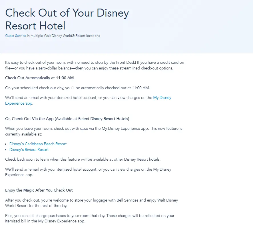New Mobile Checkout available at Walt Disney World