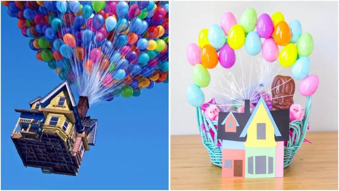 Adorable Up House Easter Basket DIY To Make This Spring!