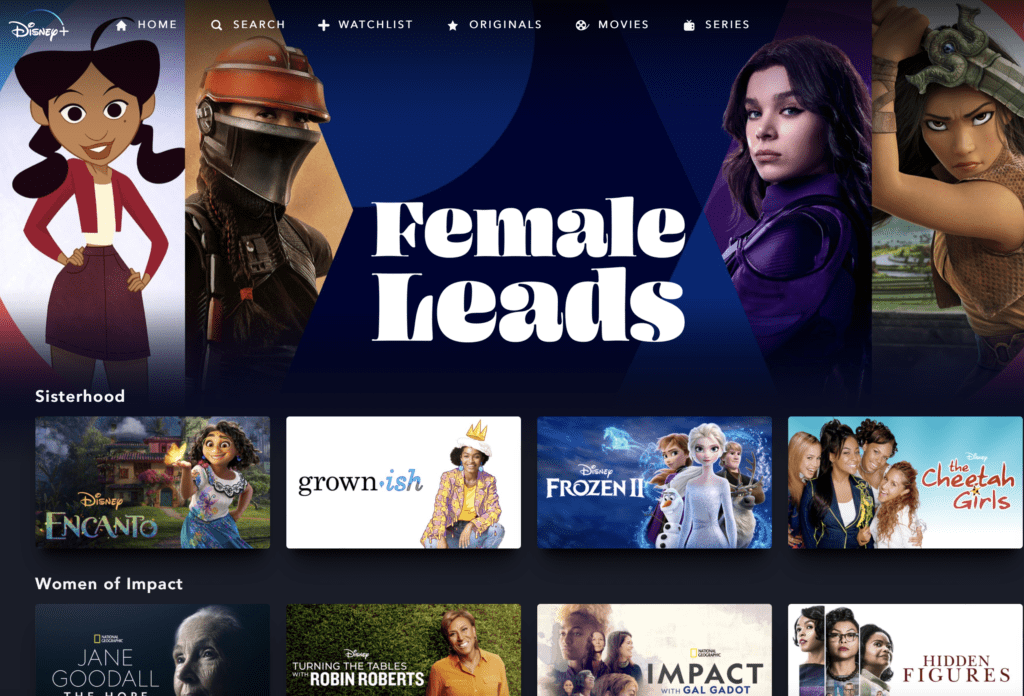Celebrate Women's History Month with the New Female Leads Collection on Disney+