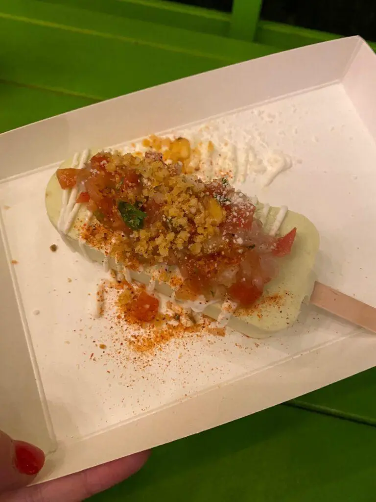 Frozen Guacamole at Disney's Food & Wine Festival is a savory treat