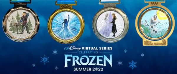 RunDisney Frozen Series Medals