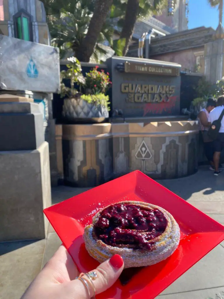 Blast off with the Raspberry Spiral Churro from Terran Treats