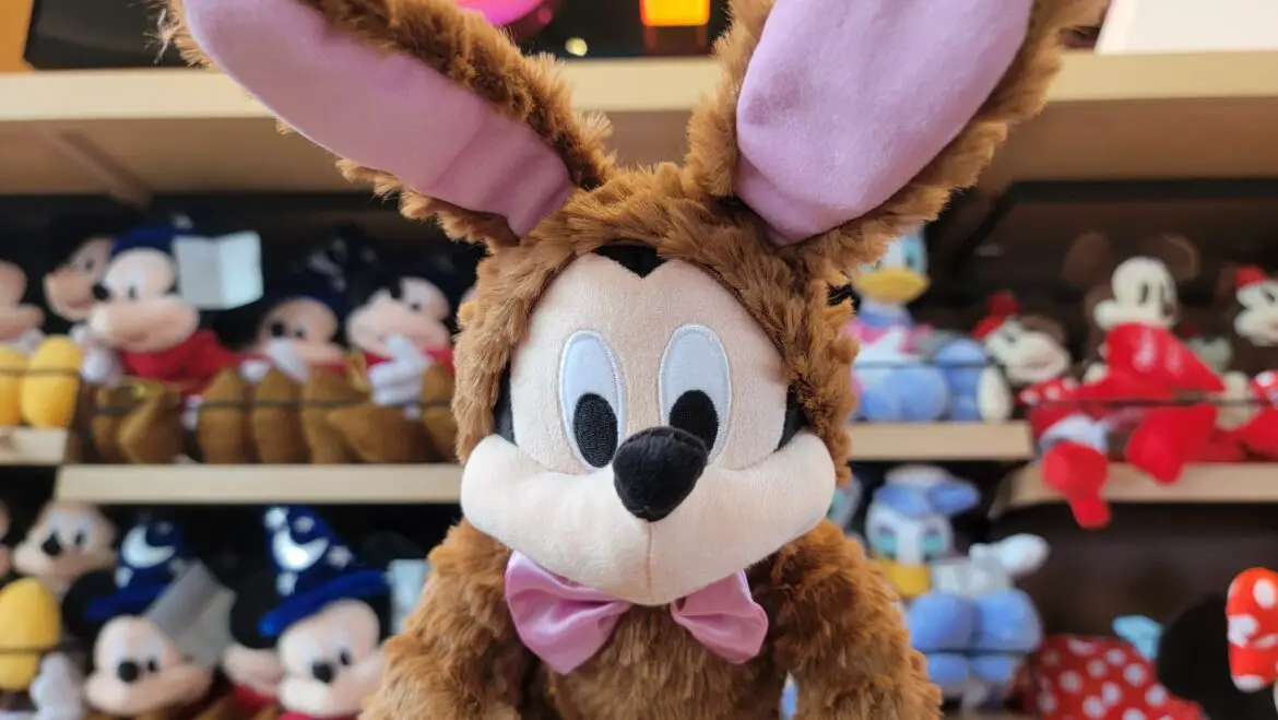 New Scented Mickey Mouse Bunny Plush spotted in Epcot