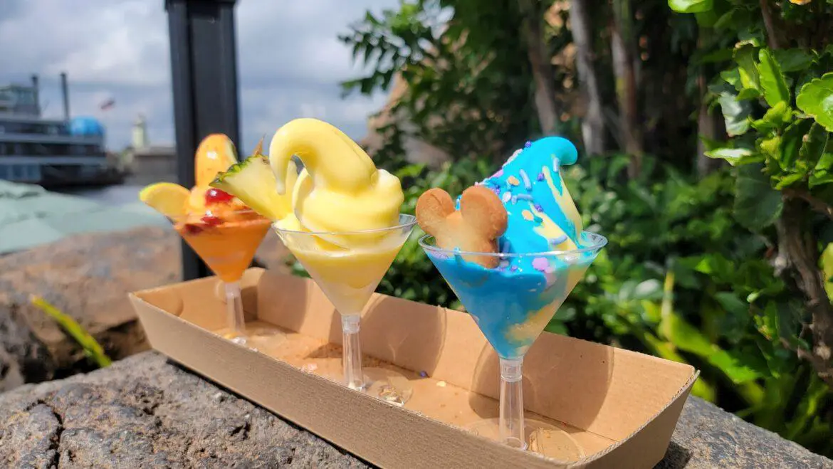 Try the new Dole Whip flight at Swirls on the Water