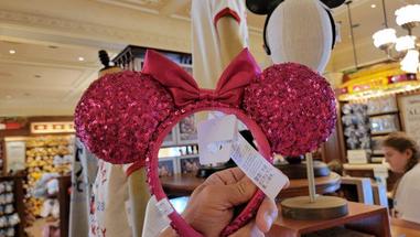 Magenta Disney Minnie Ears Headband