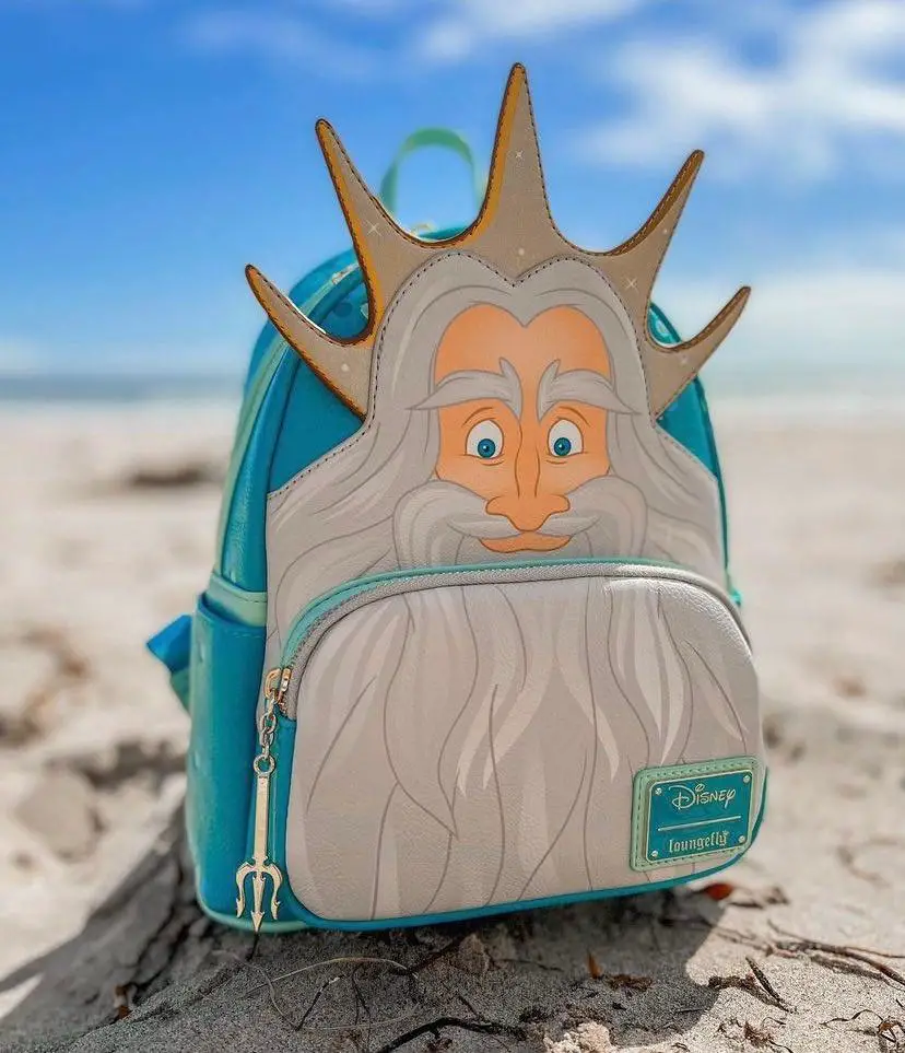 King Triton Loungefly Backpack Swiming Ashore Soon!
