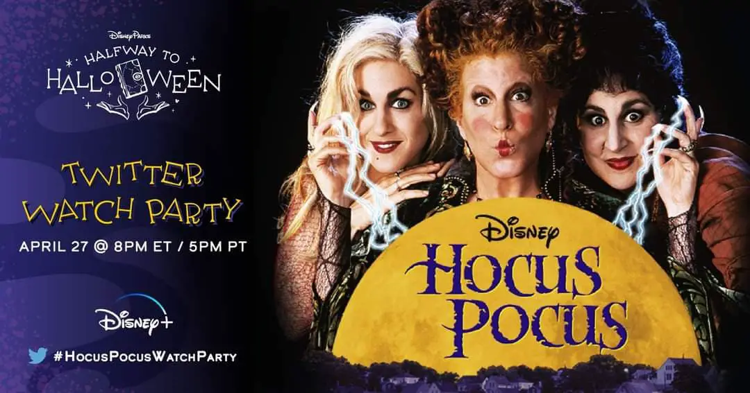Disney Hosting ‘Hocus Pocus’ Twitter Watch Party on April 27th