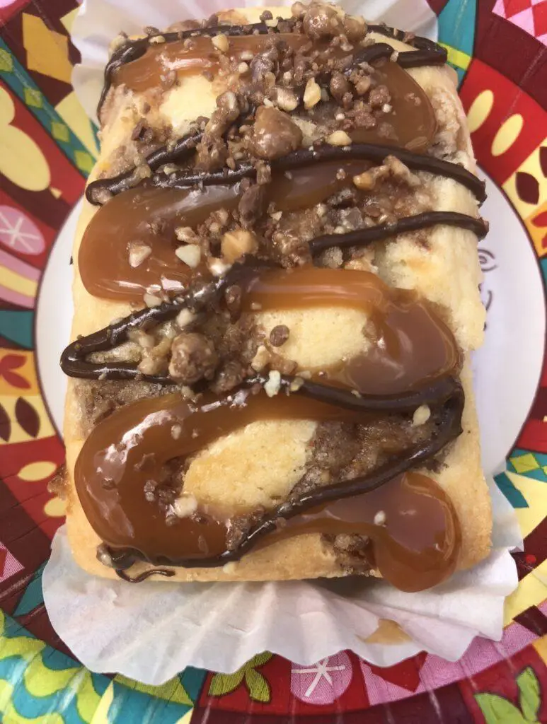 Check out the amazing new Snickers Pound Cake at the Magic Kingdom