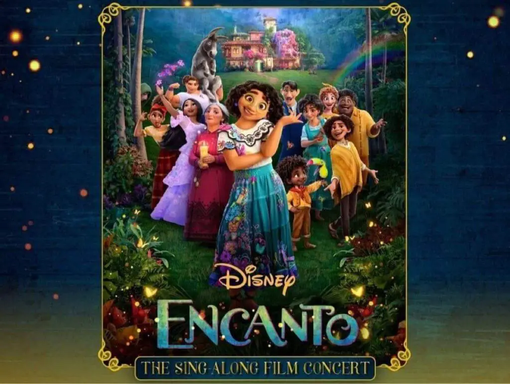 Disney unveils details for Encanto: The Sing-Along Film Concert Tour
