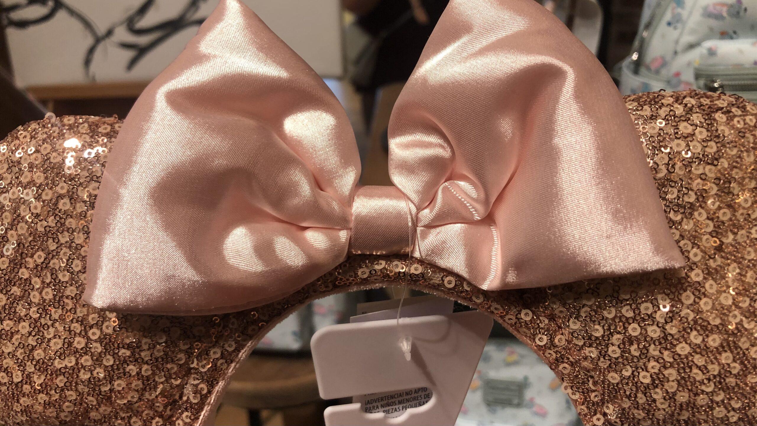 New Rose Gold Minnie Ears Arrive at Disney Springs