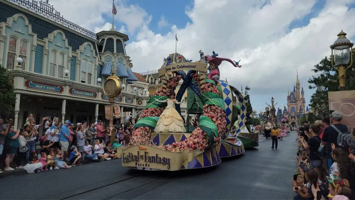 Princess Tiana and Prince Naveen Replace Belle and Beast During Festival of Fantasy Parade
