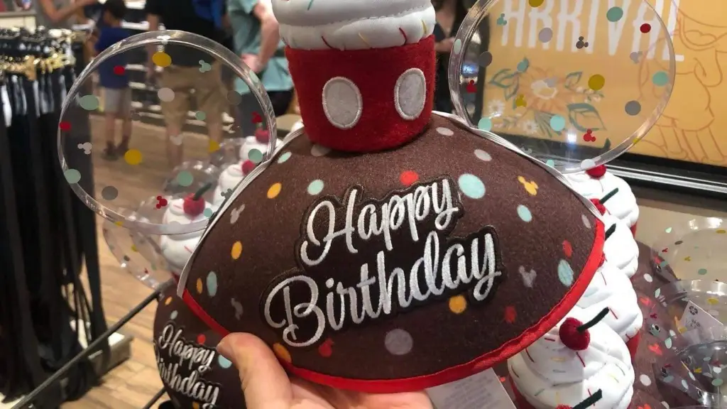 New ‘Happy Birthday’ Mickey Ear Hat Spotted at Walt Disney World