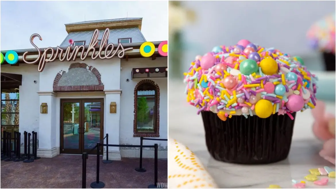 Must Have Easter Fancy Sprinkle Cupcake From Disney Springs!