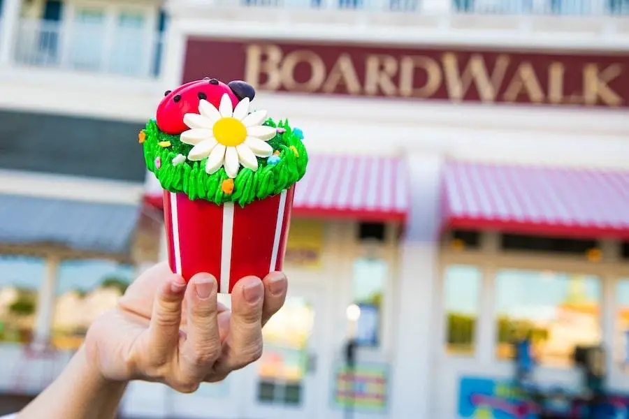 Earth Day Garden Cupcake From Disney’s Boardwalk Bakery!