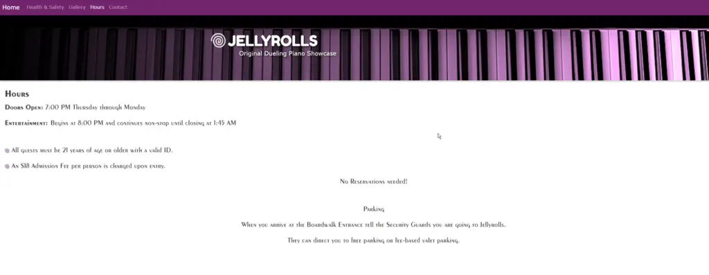 Jellyrolls in Disney's Boardwalk raises admission prices