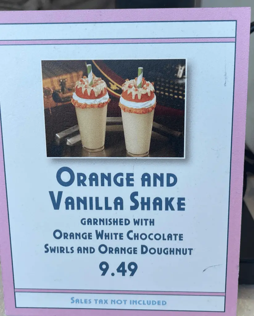 New Orange Vanilla Milkshake Wows Guests at Hollywood Studios