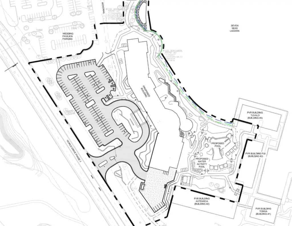 New Permit filed showing details on the DVC tower at Disney's Polynesian Village Resort