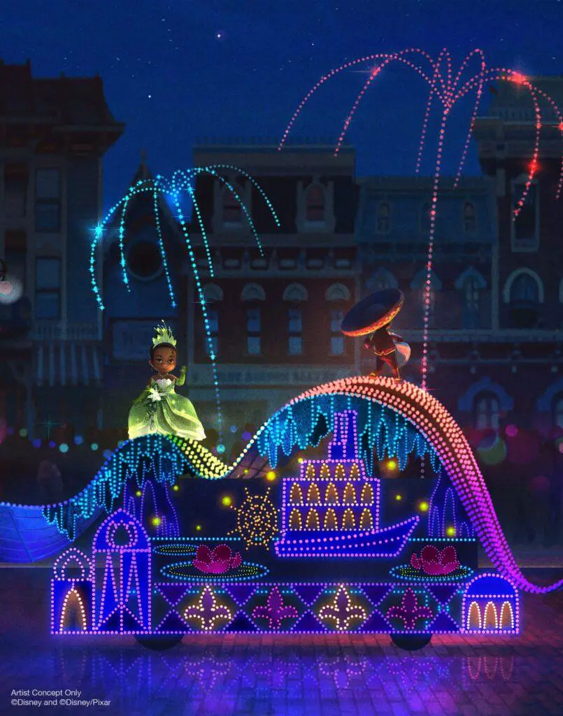 Disney Parks Teases Princess and the Frog Float for Main Street Electrical Parade